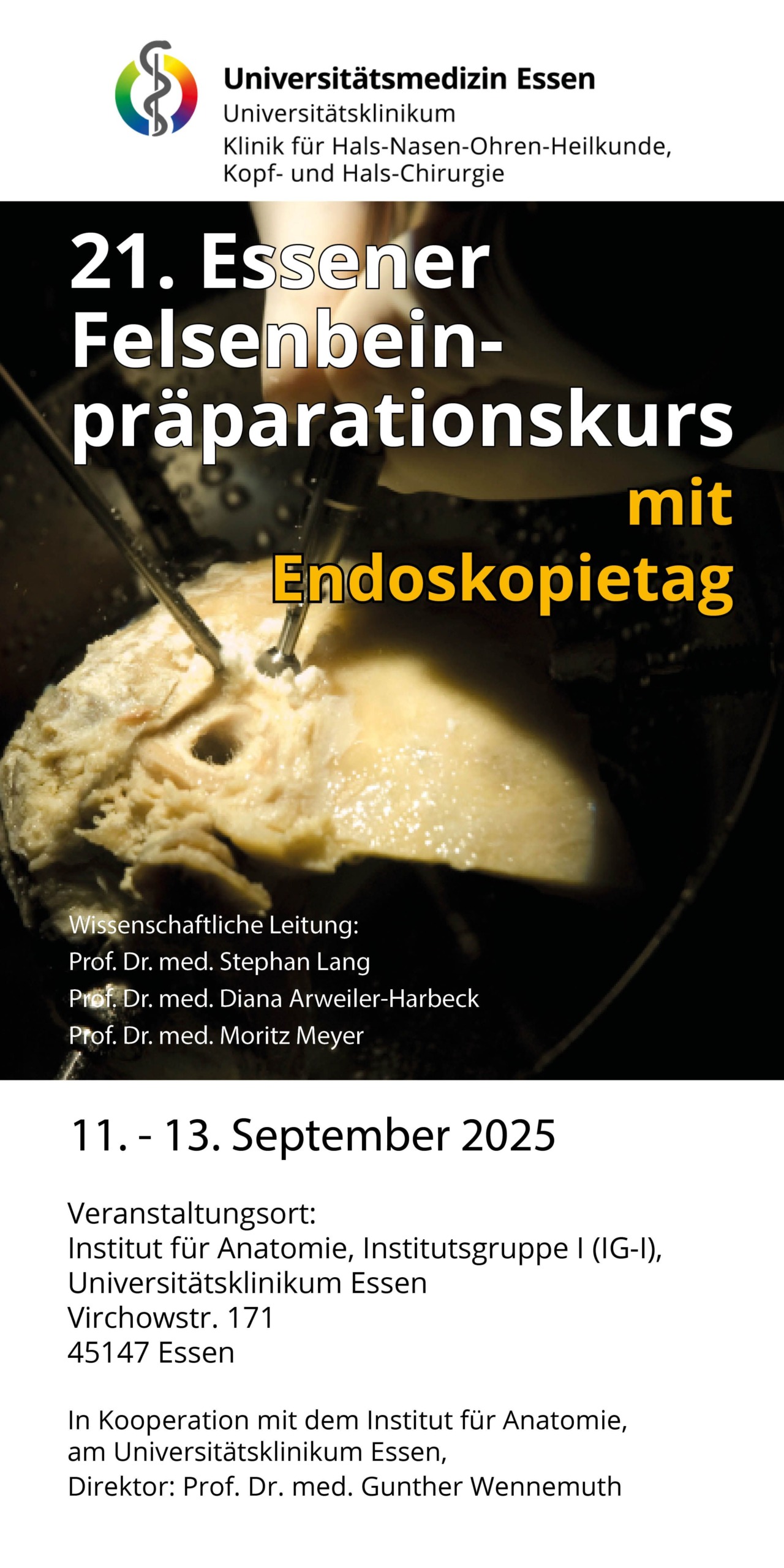 Essener Felsenbeinpräparationskurs - Titelbild